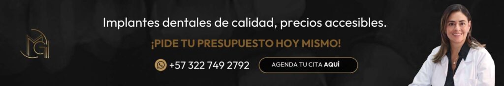 Implante dental precio Colombia - Dra. Carolina Gil cirujana maxilofacial