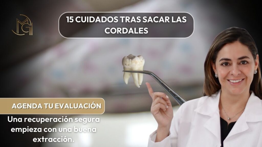 extracción de cordales cuidados recomendados por la odontóloga y cirujana maxilofacial Carolina Gil - Bogotá , Colombia