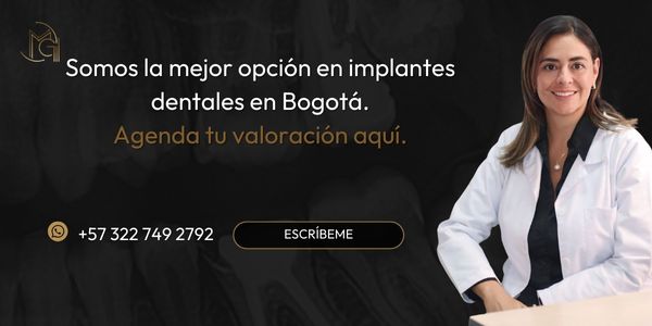 Mejores clínicas de implantes dentales en Bogotá - Dra. Carolina Gil