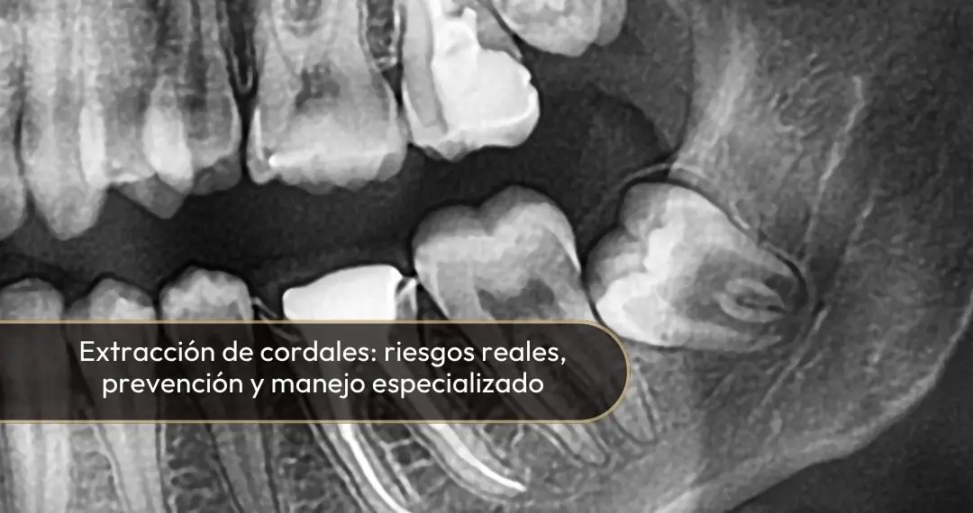RIESGOS DE LA EXTRACCION DE CORDALES DRA. CAROLINA GIL