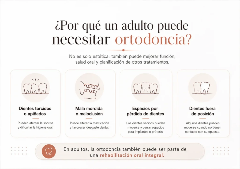 Por qué un adulto puede necesitar tratamiento de ortodoncia - Dra Carolina Gil