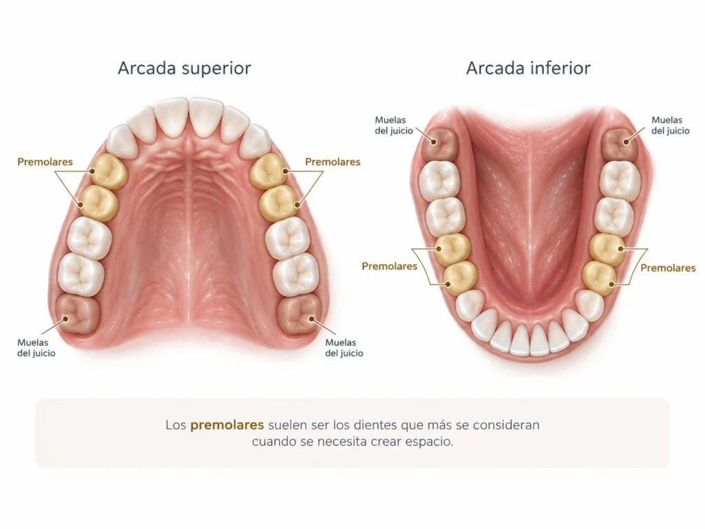 Qué muelas se extraen para tener Brackets - Dra Carolina Gil